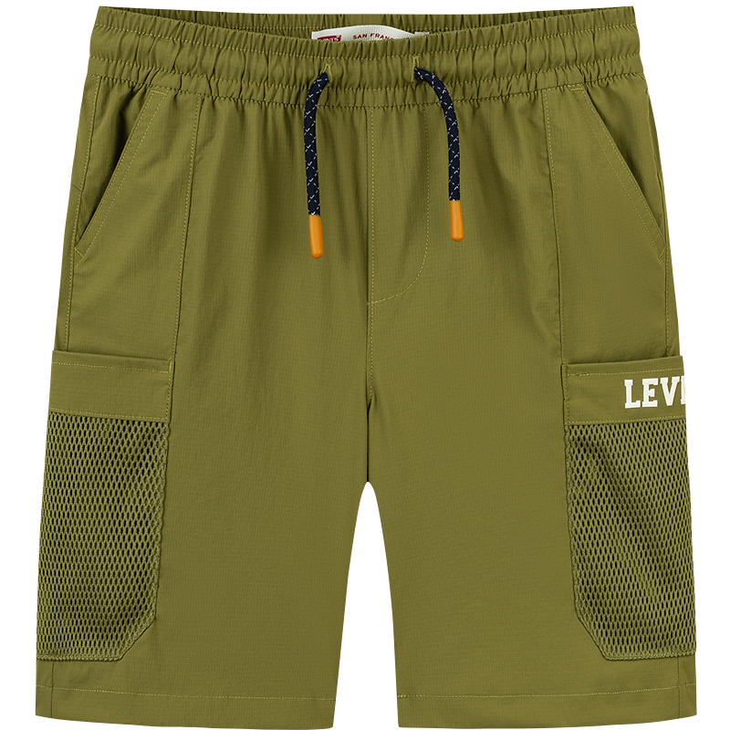 Levi's Boys Green Loose Cargo Shorts (Little Kids) – Rookie Kids SG