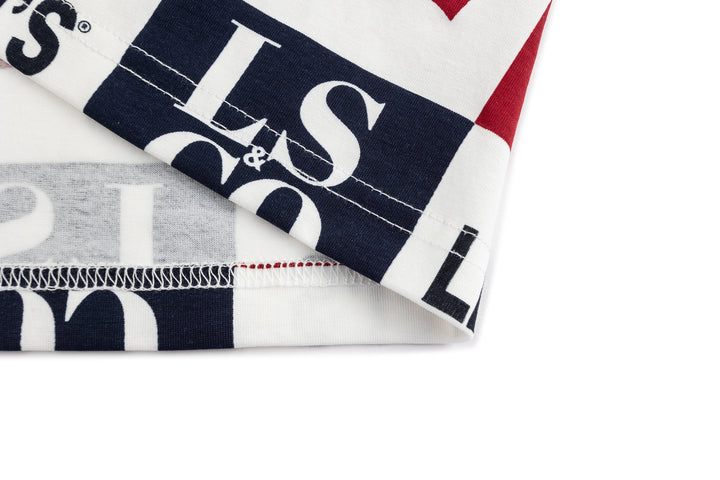 Levi's Boys Checkered Print Cotton Multi-Color T-Shirt (Toddler)