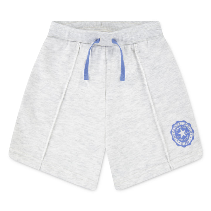 Converse Girls Pintuck Light Gray Shorts (Little Kids)