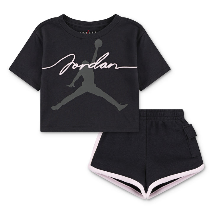 Jordan Girls 2-Piece Hidden in Plain Sight T-Shirt & Shorts Set (Toddler)