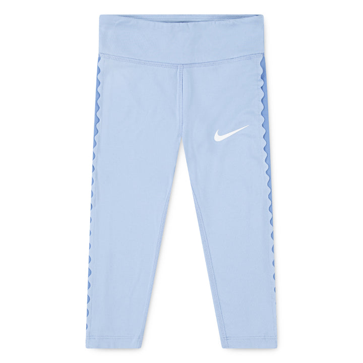 Nike Girls Swoosh Motion Dri-Fit Blue Leggings (Toddler)