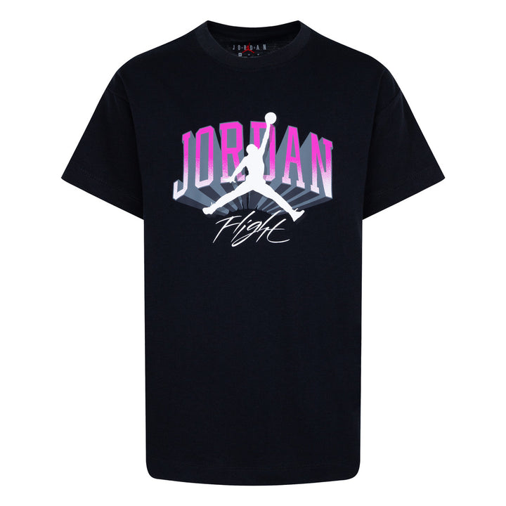 Jordan Girls Push Through Black T-Shirt (Big Kids)