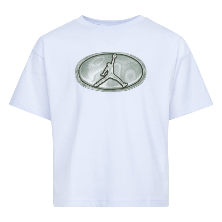 Jordan Girls 1st Baby Blue Short Sleeve Tee (Big Kids)