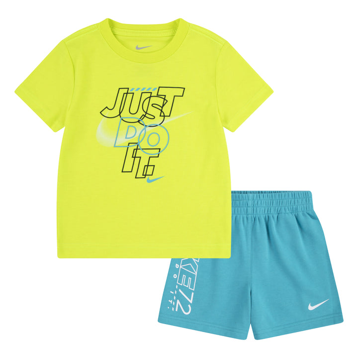 Nike Boys 2-Piece Rhythm T-Shirt & French Terry Shorts Set (Toddler)