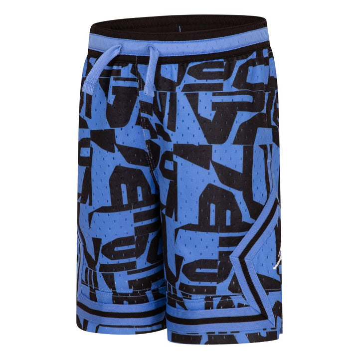 Jordan Boys MJ AOP Sport Diamond Blue Shorts (Little Kids)