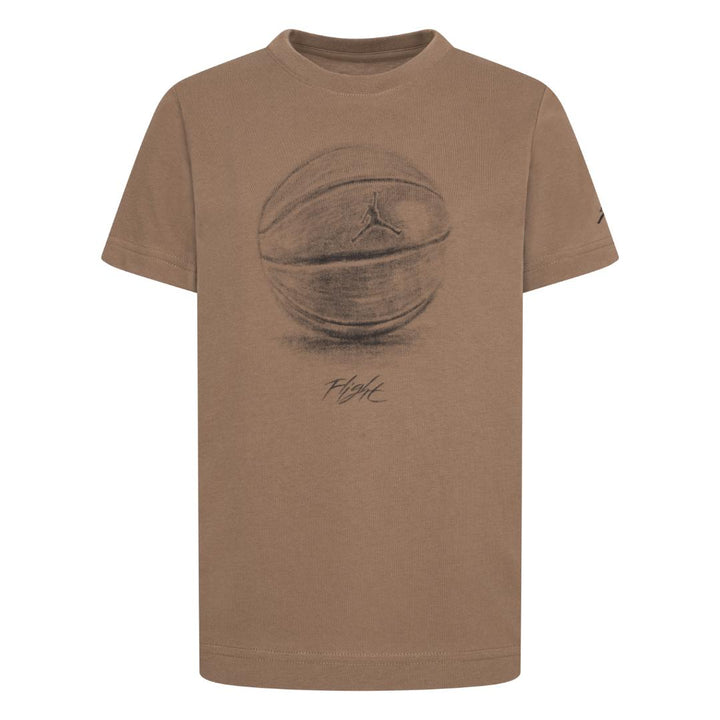 Jordan Boys Game of Flight Brown T-Shirt (Little Kids)