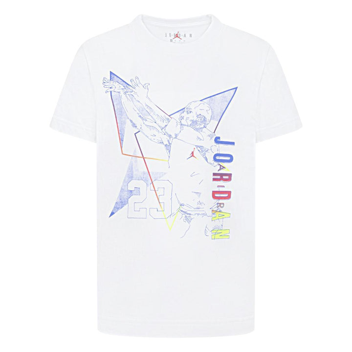 Jordan Boys Collect Em All 23 White T-Shirt (Little Kids)