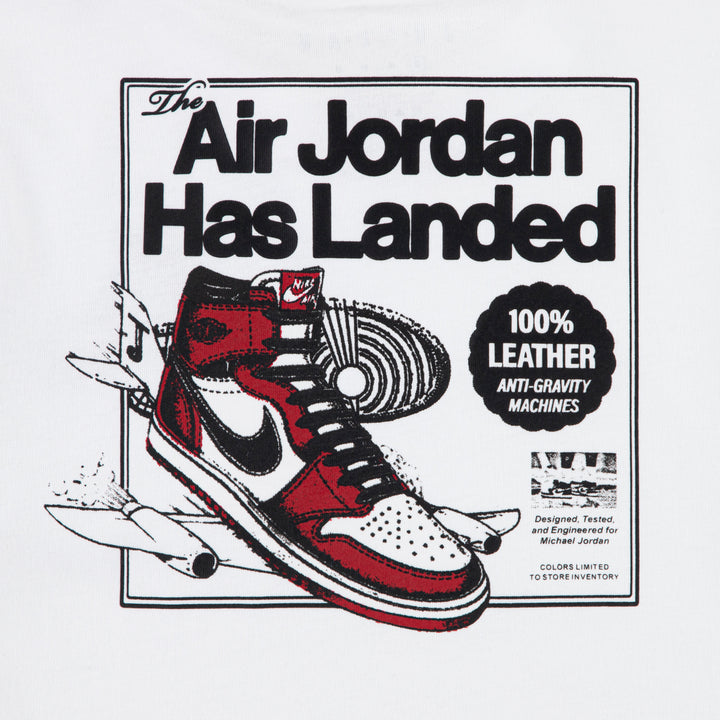 Jordan Boys Varsity Split White Short Sleeve T-Shirt (Little Kids)