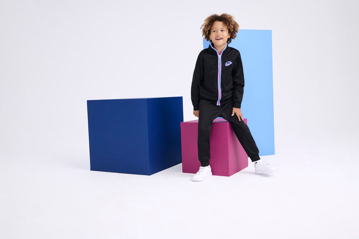 Nike Boys Powder Play Long Sleeve Blue T-Shirt (Little Kids)
