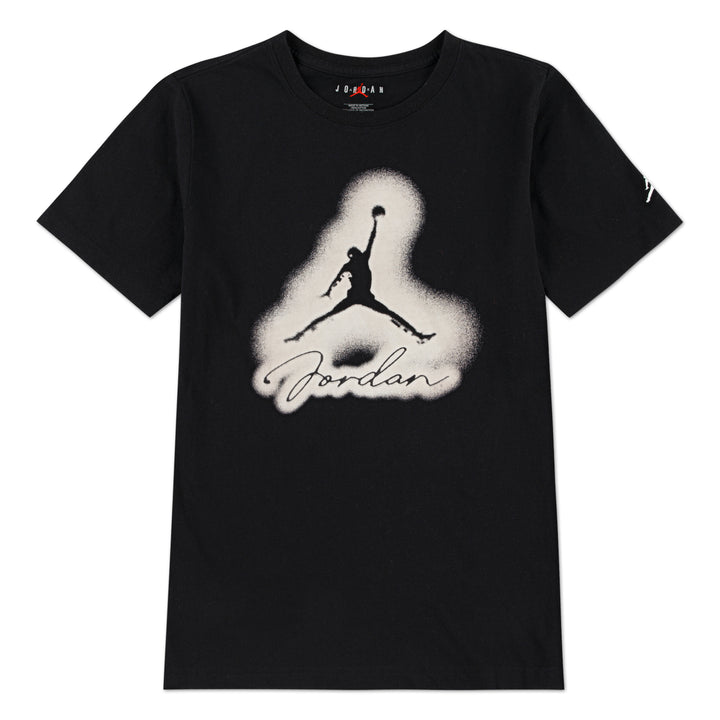 Jordan Boys MVP Airbrushed Black T-Shirt (Big Kids)