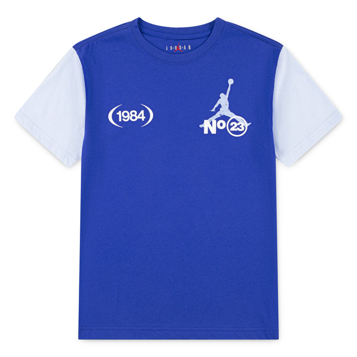 Jordan Boys 1984 Stack Racer Blue T-Shirt (Big Kids)