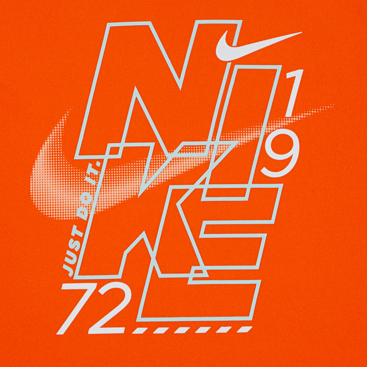 Nike Boys Stack'Em Muscle Orange T-Shirt (Little Kids)