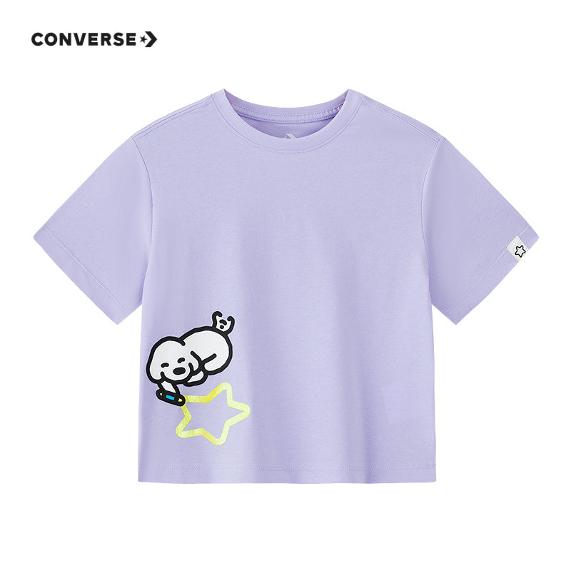 Converse x Matsui Girls Short Sleeve T-Shirt (Little Kids)