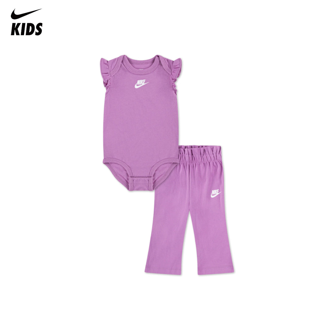 Nike Girls 2-Piece Paperbag Waist Bodysuit & Pants Set (Newborn)