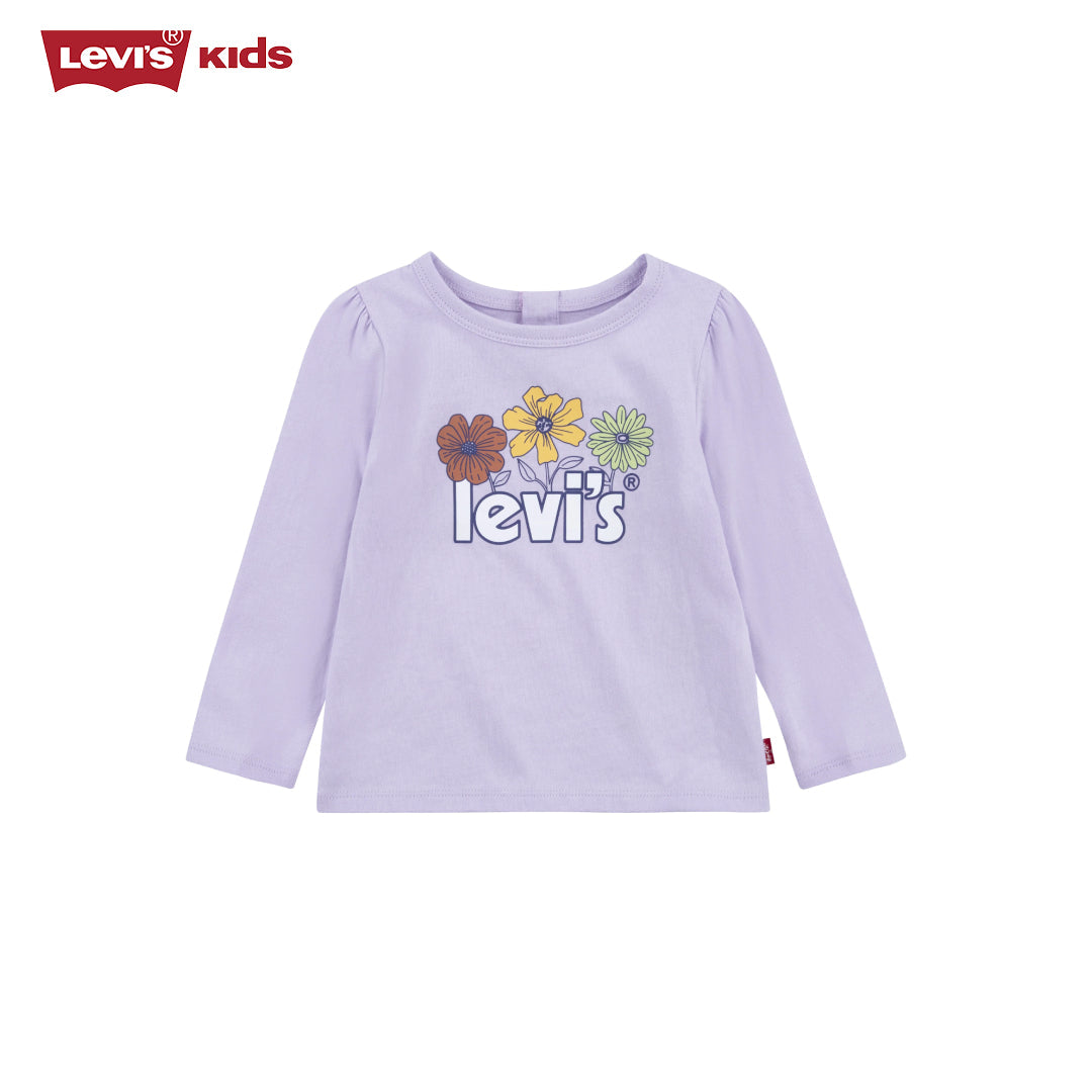 Levi's Girls Graphic Long Sleeve T-Shirt (Infant)