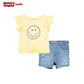 Levi's Girls 2-Piece Woven T-Shirt & Shorts Set (Toddler)