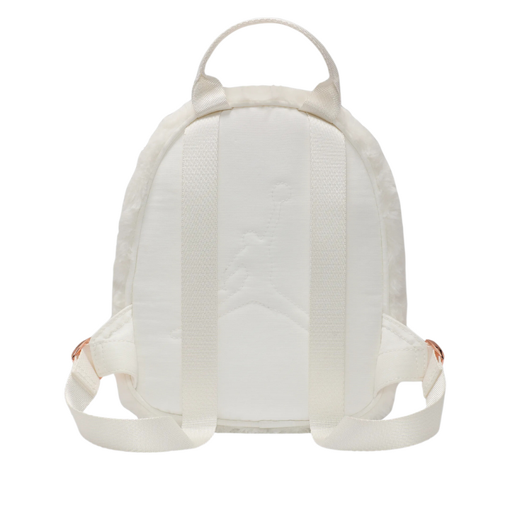 Jordan  Girls Faux Fur Mini White School Backpack
