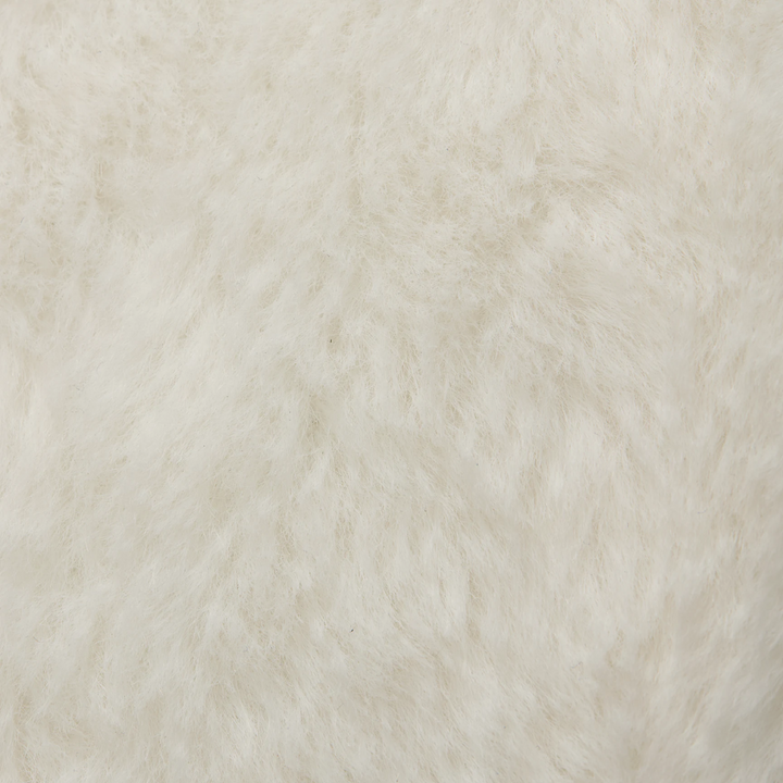Jordan  Girls Faux Fur Mini White School Backpack