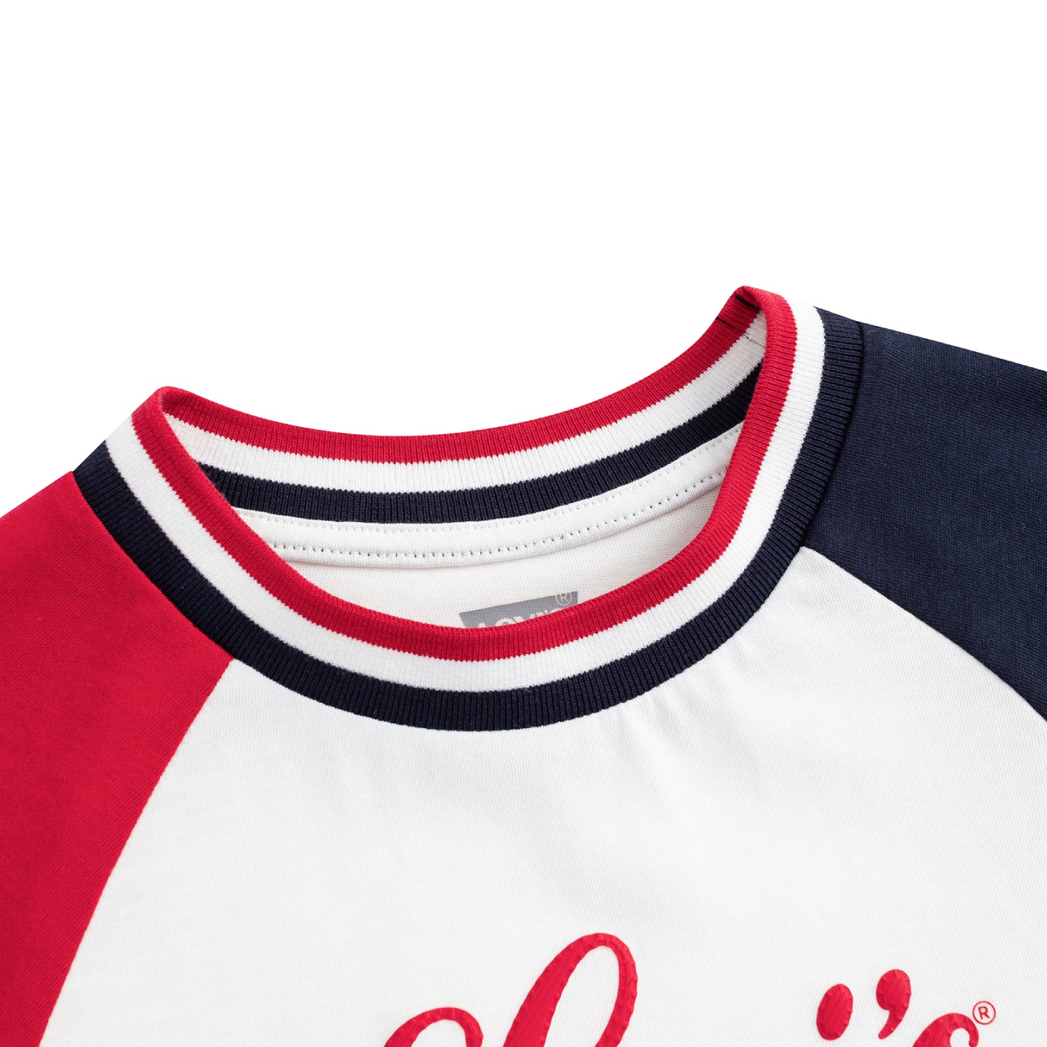 Levi's Girls Cursive Logo Raglan Sleeve T-Shirt (Little Kids)