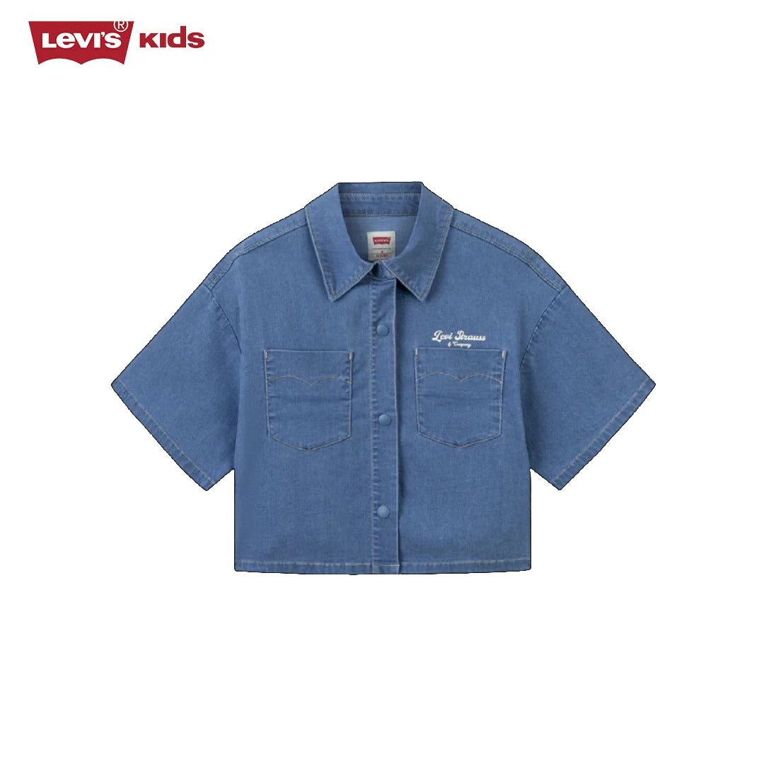 Levi's Loose Denim Shirt (Little Kids)