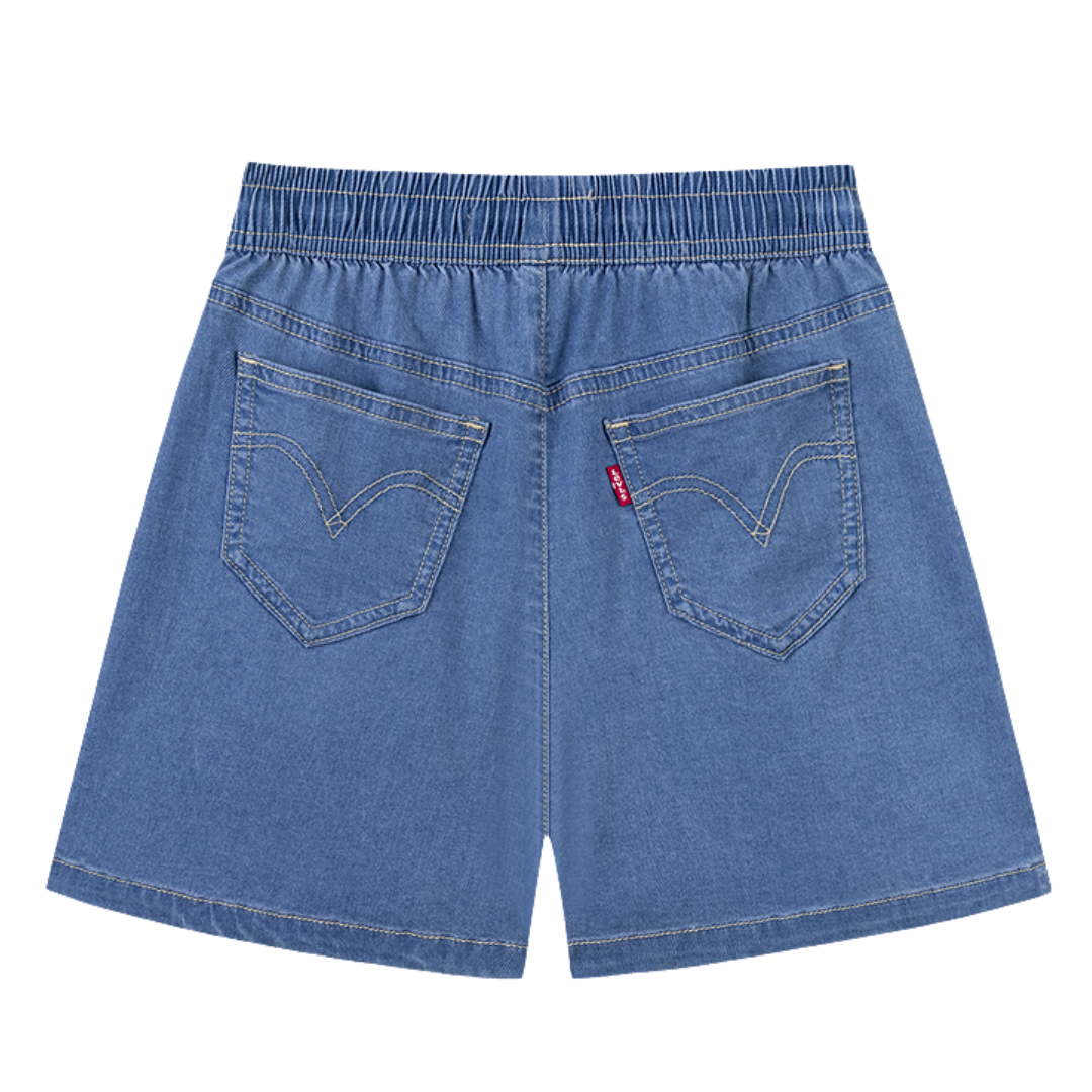 Levi's Girls A-Line Denim Shorts (Big Kids)
