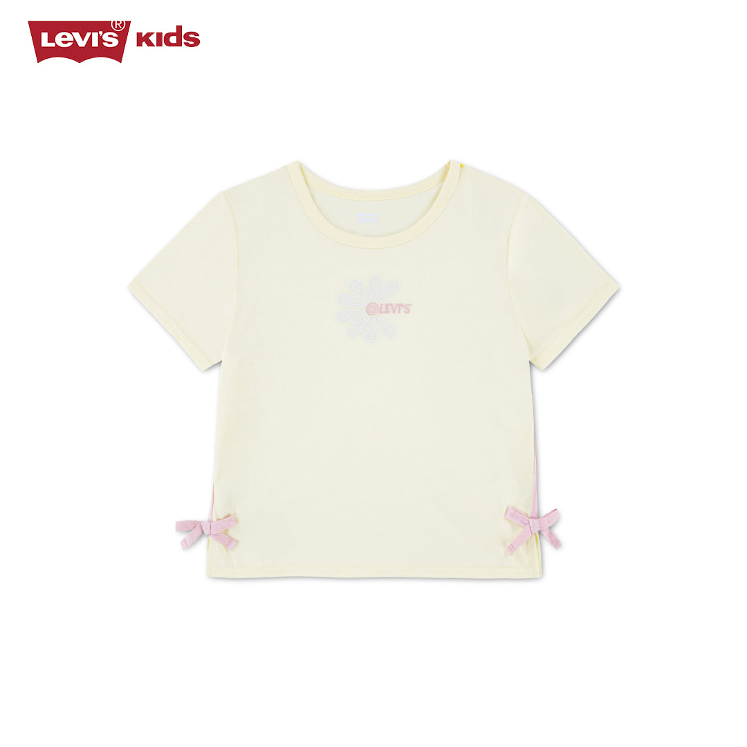 Levi's Girls Daisy Side Tie T-Shirt (Little Kids)