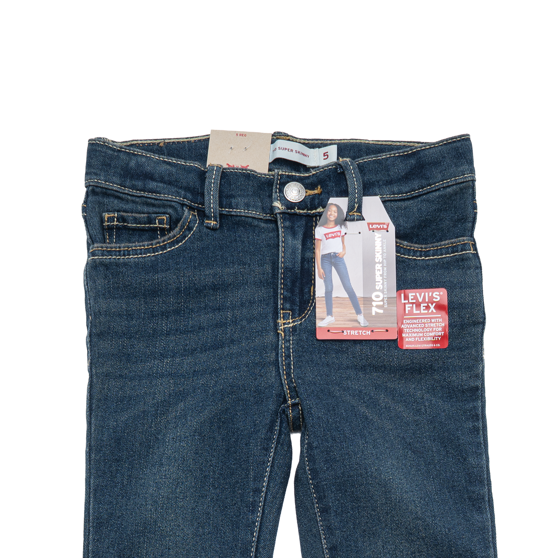 Levi's Girls 710 Super Skinny Jeans (Little Kids)