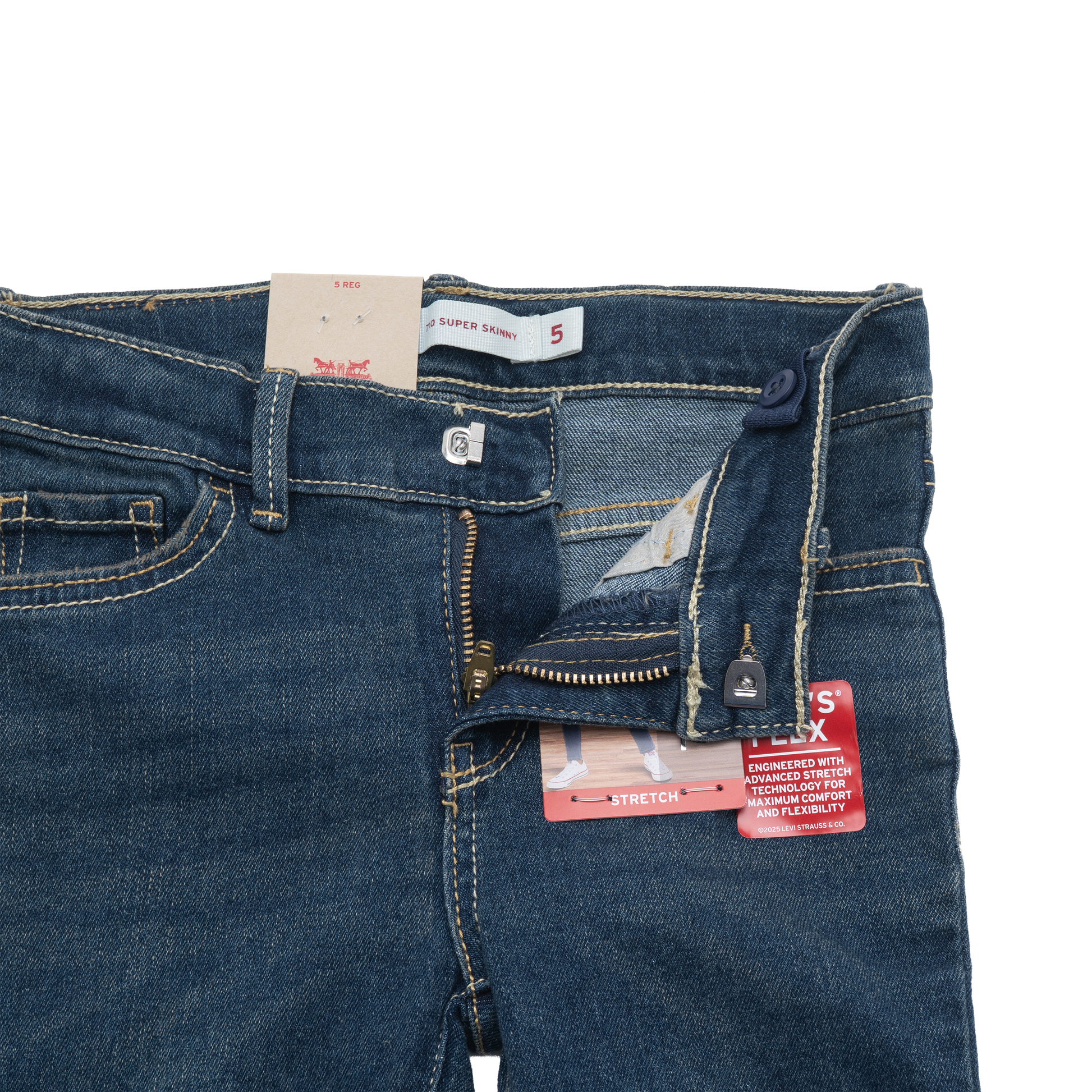 Levi's Girls 710 Super Skinny Jeans (Little Kids)
