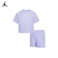 Jordan Girls 2-Piece Essential T-Shirt & Shorts Set (Little Kids)