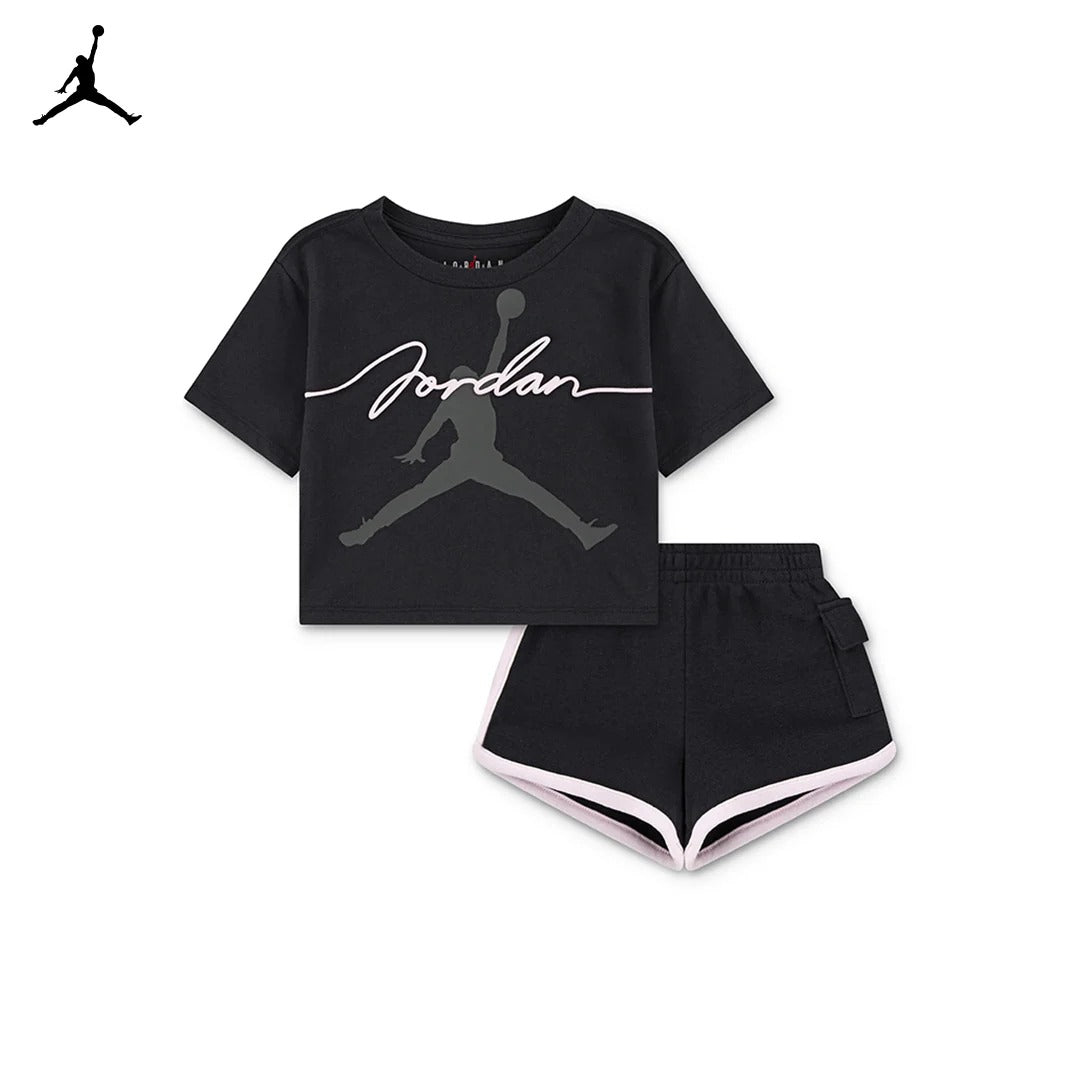Jordan Girls Hidden In Plain Sight Shirt Set (Little Kids)
