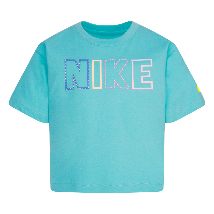 Nike Girls Femme Pop Green T-Shirt (Little Kids)