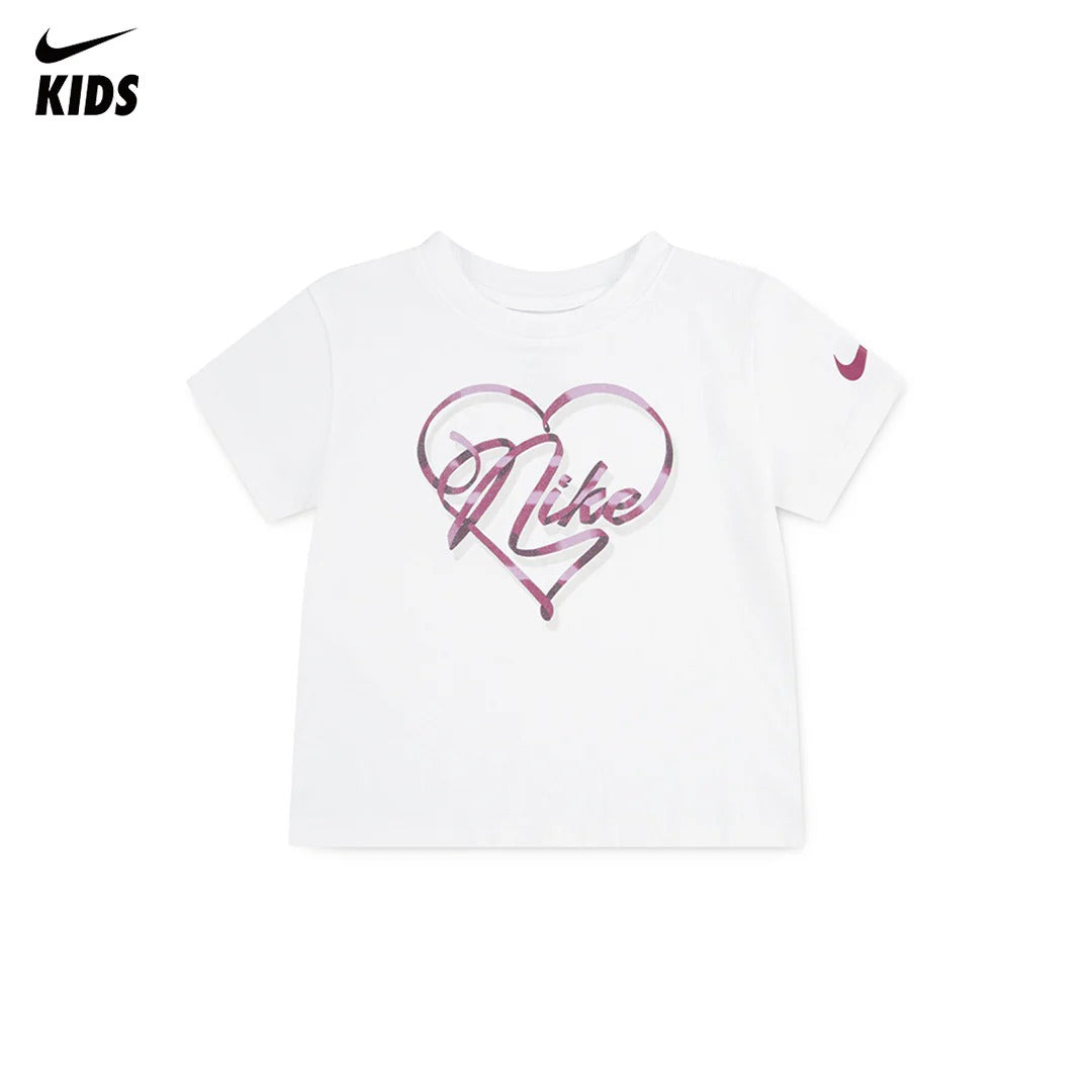 Nike Girls Swoosh On Pointe Graphic T-Shirt (Little Kids)