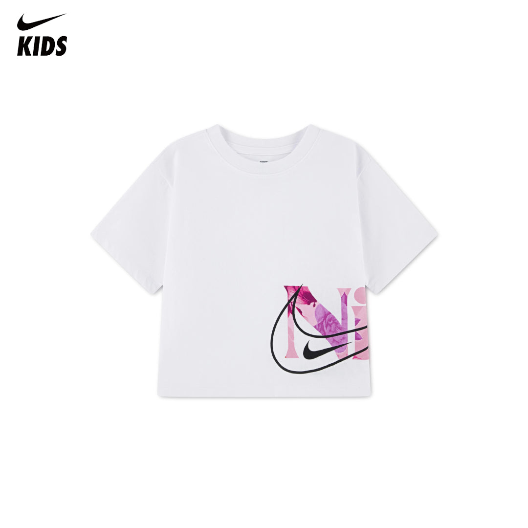 Nike Girls Move With Nature Boxy T-Shirt (Little Kids)