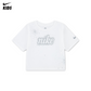 Nike Girls Swoosh Sparkle Boxy T-Shirt (Toddler)