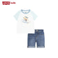 Levi's Boys 2-Piece Surfing Bear T-Shirts & Shorts Set (Toddler)