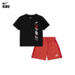 Nike Boys 2-Piece Sportswear Victory Lap Mesh T-Shirt & Shorts Set (Toddler)