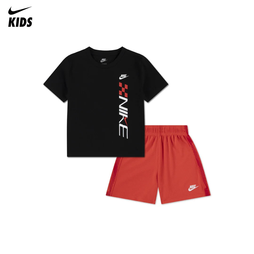 Nike Boys 2-Piece Sportswear Victory Lap Mesh T-Shirt & Shorts Set (Toddler)