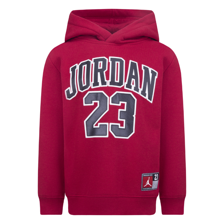 Jordan HBR Fleece Red Pullover Hoodie (Big Kids)