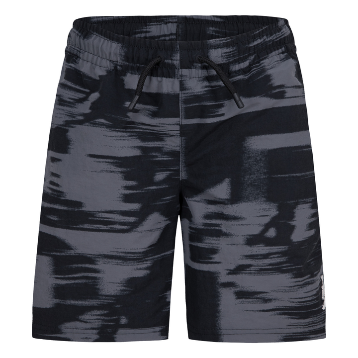 Jordan Boys MJ Flight MVP AOP Black Shorts (Little Kids)