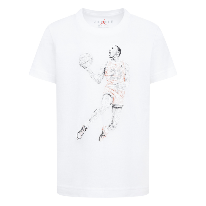 Jordan Boys Air Jordan Dots White T-Shirt (Big Kids)