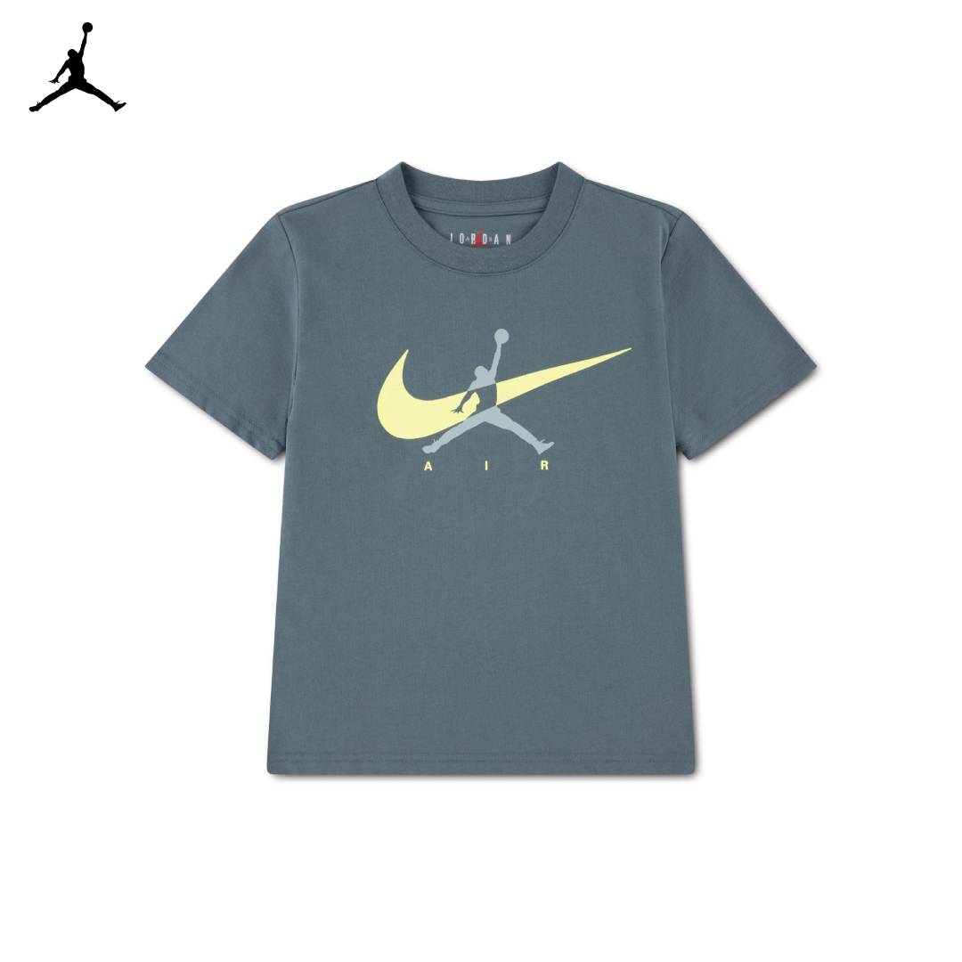 Jordan Boys Jumpman Swoosh Intersection T-Shirt (Little Kids)