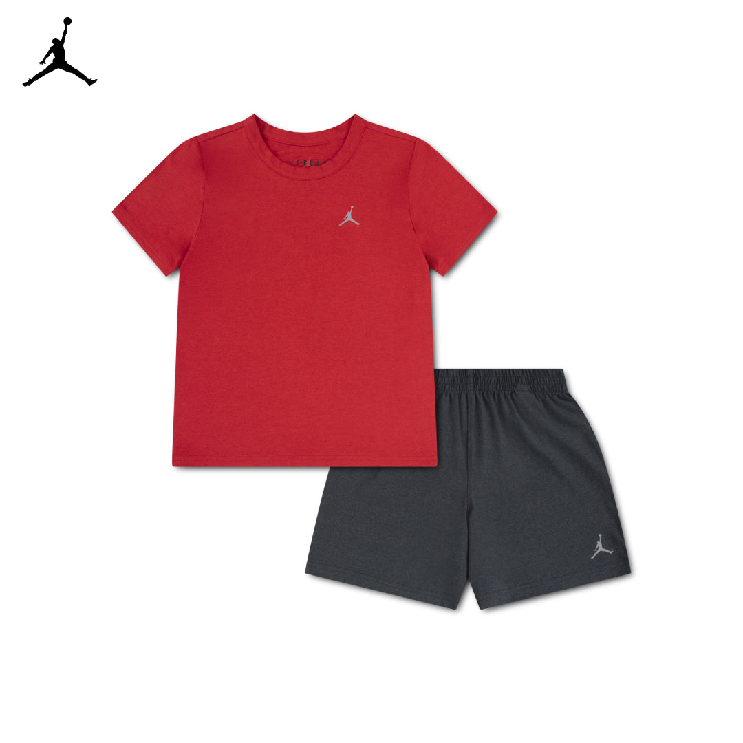 Jordan Boys 2-Piece Summer Knit T-Shirt & Shorts Set (Little Kids)