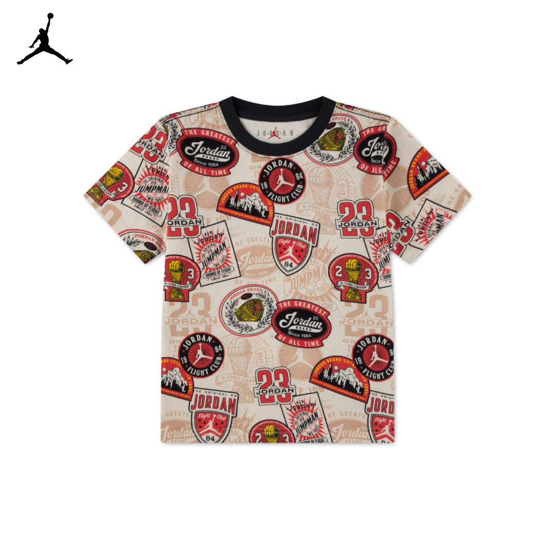 Jordan Boys Cruise Control All-Over-Print T-Shirt (Little Kids)