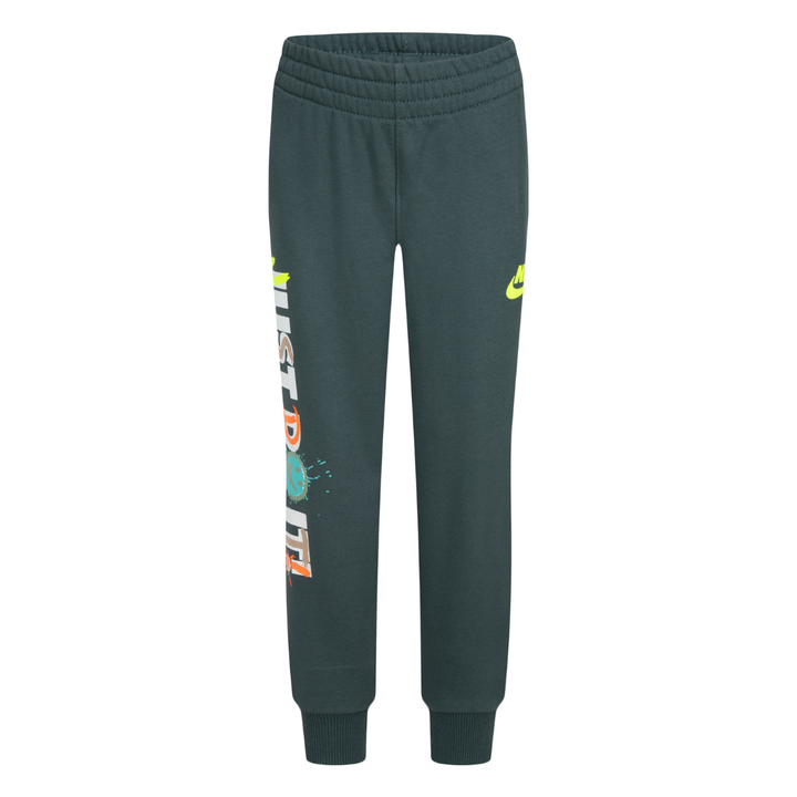 Nike Boys Sportswear Express Yourself Green Joggers (Little Kids)