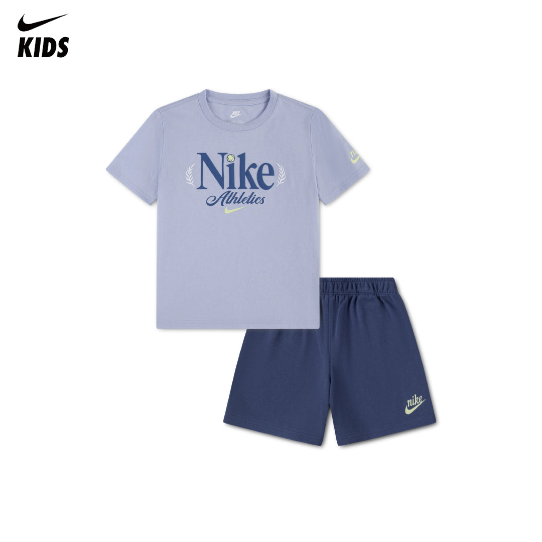 Nike 2-Piece Tennis French Terry Jersey & Shorts Set (Little Kids)