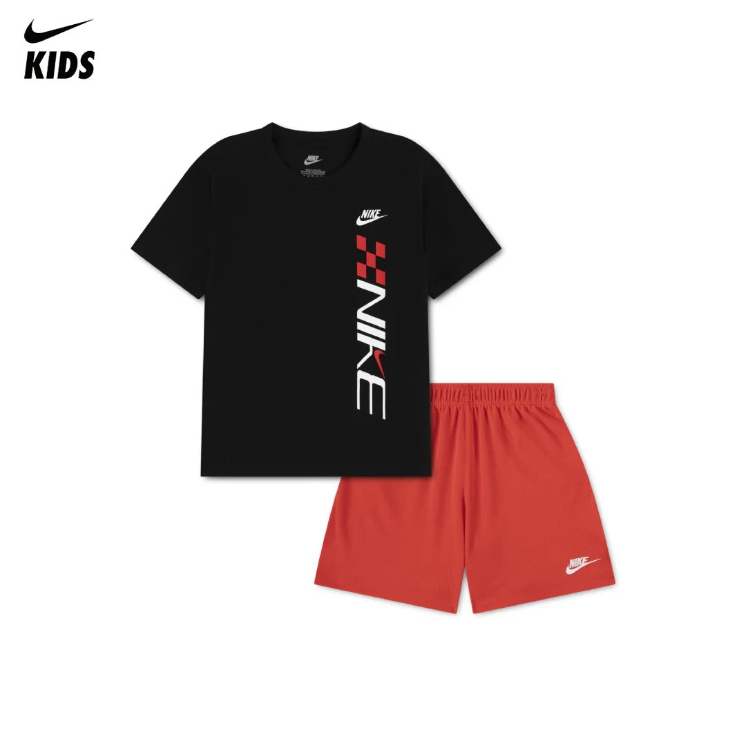 Nike Boys 2-Piece Sportswear Victory Lap Mesh T-Shirt & Shorts Set (Little Kids)