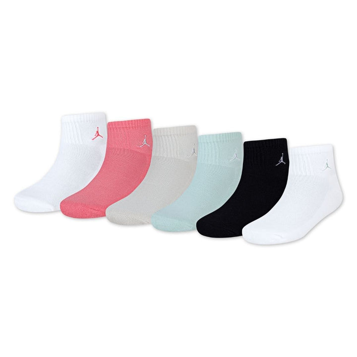 Jordan 6-Pack Everyday Essential  Ankle Socks (Newborn)