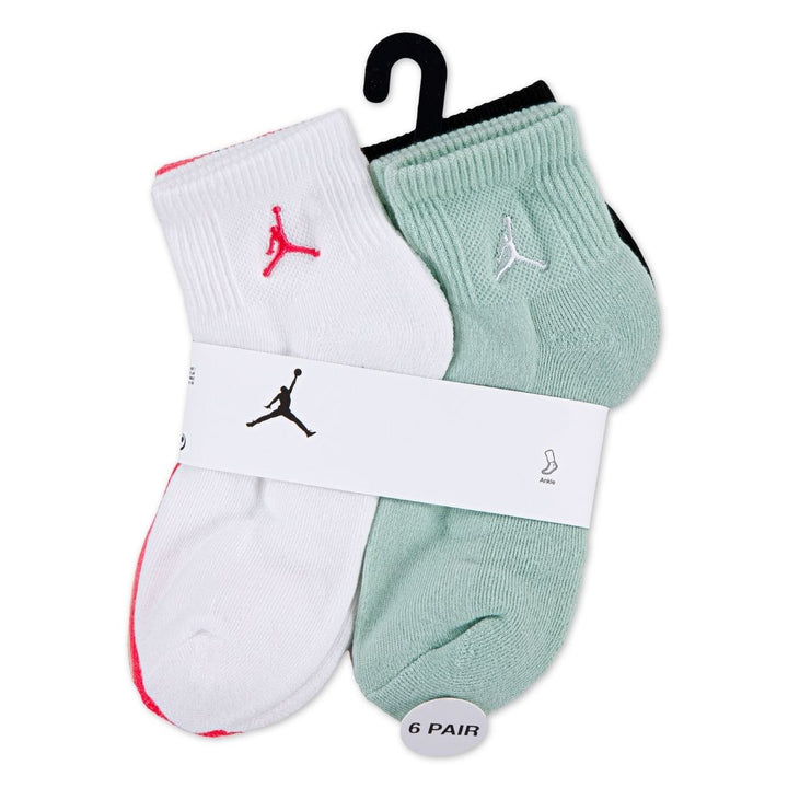 Jordan 6-Pack Everyday Essential  Ankle Socks (Newborn)