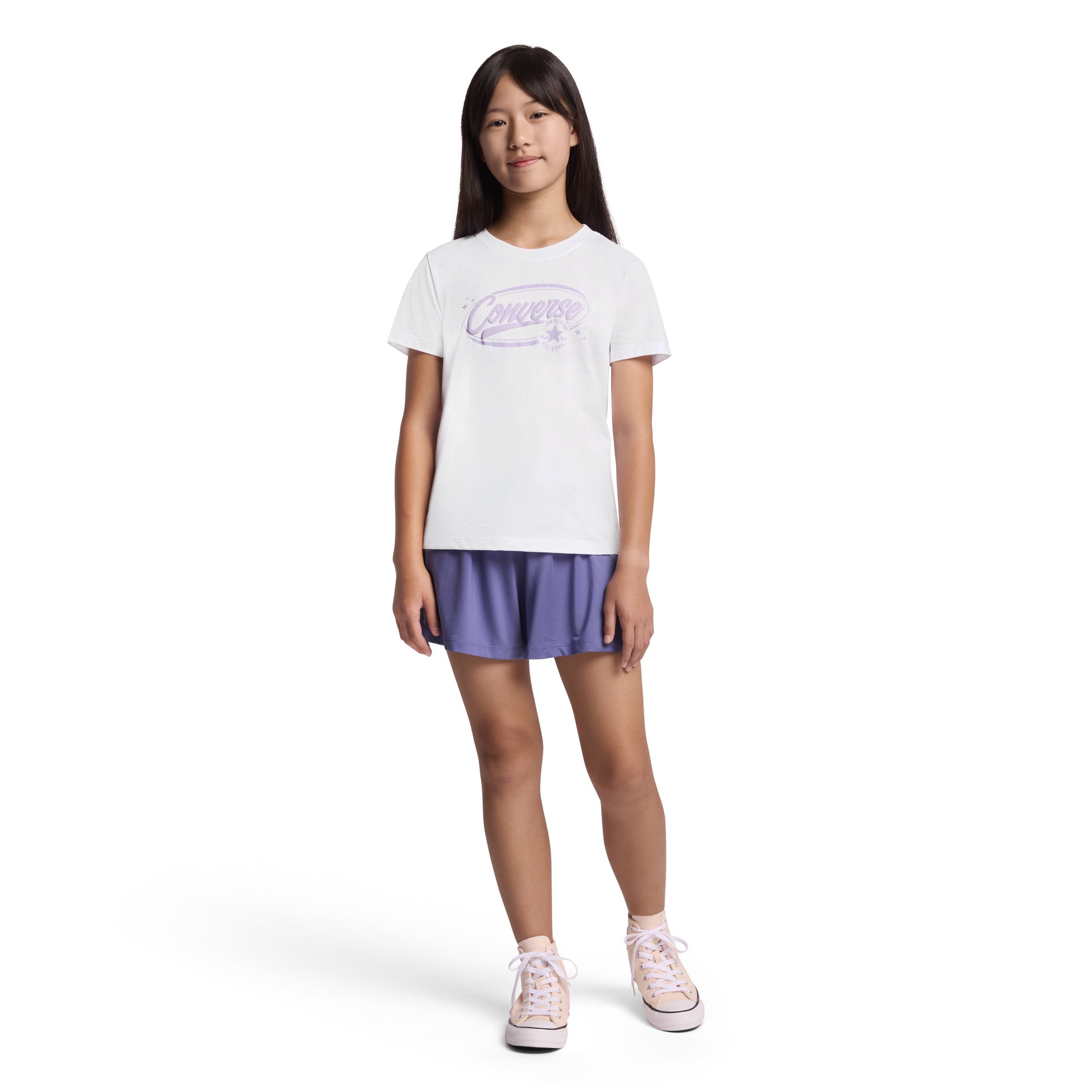 Converse Girls Graphic T-Shirt (Big Kids)