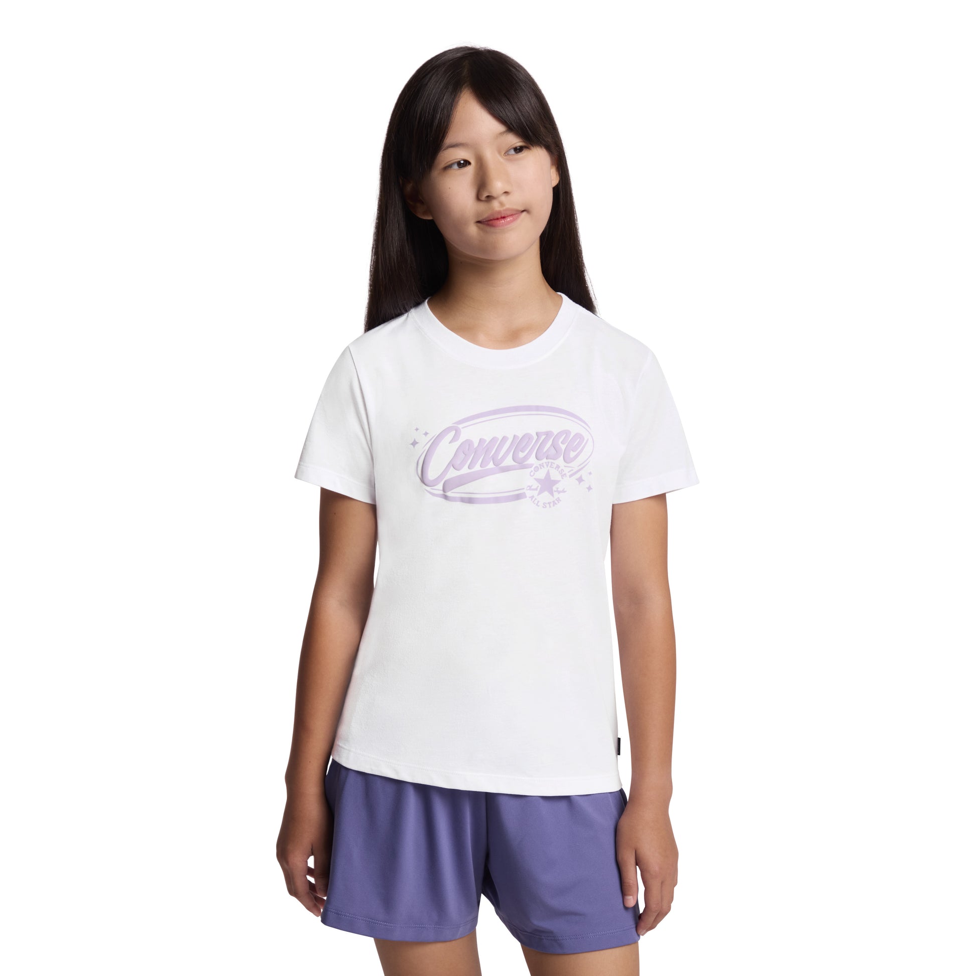 Converse Girls Graphic T-Shirt (Big Kids)